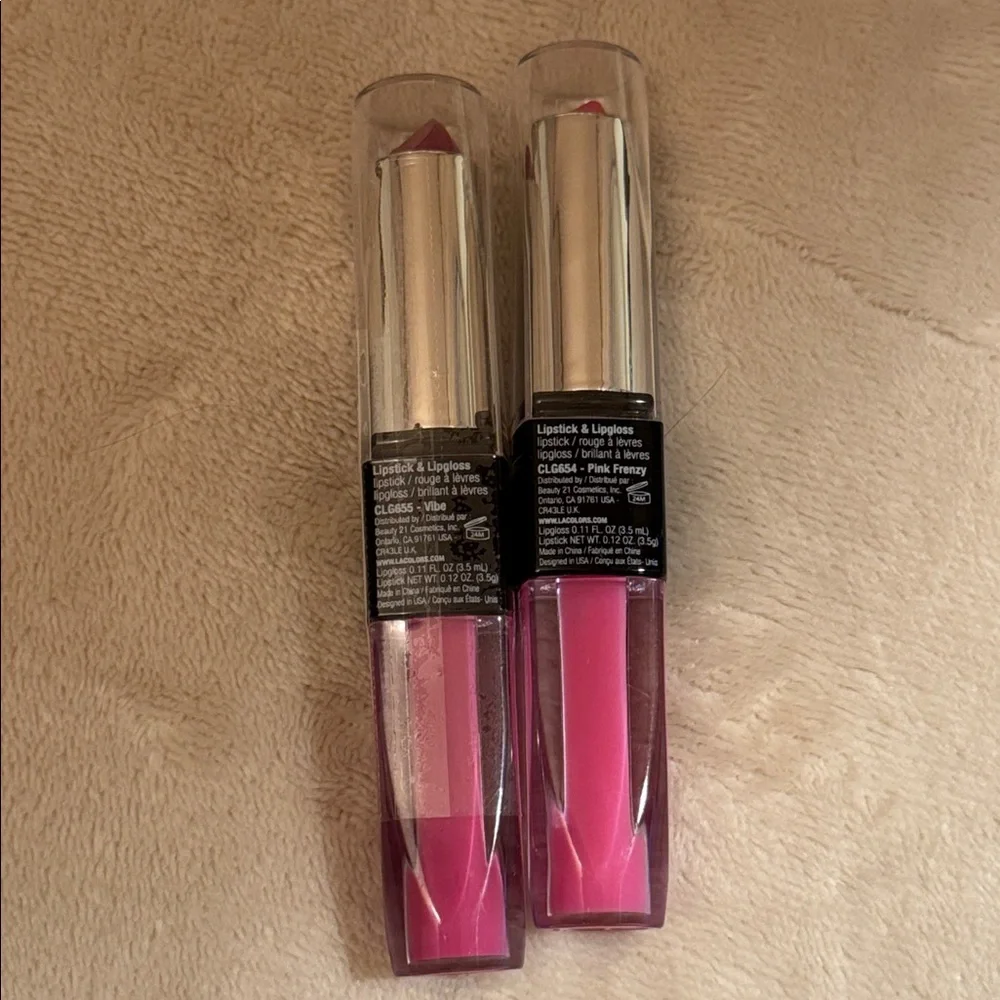 NWOT L.A. COLORS Lip Duo and Holographic Gloss Collection
